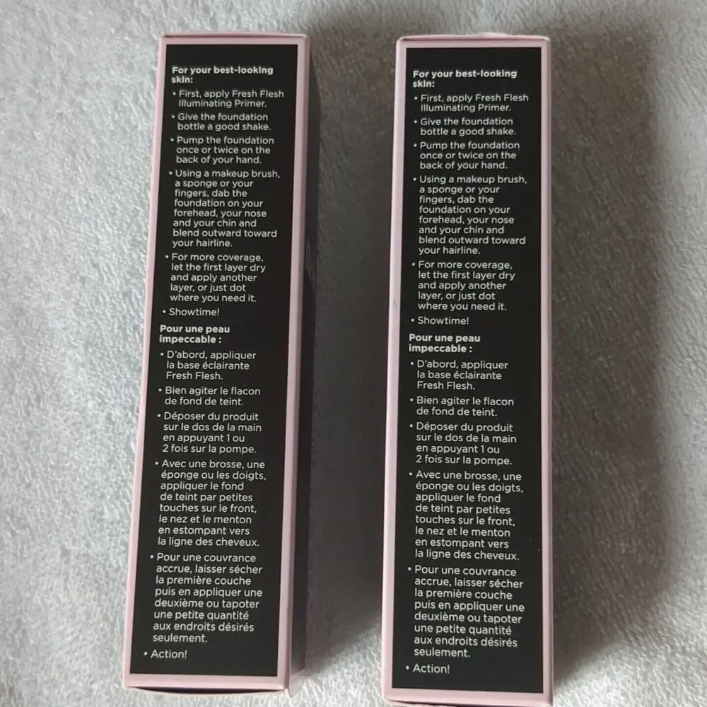 FLESH Pure Flesh Liquid Foundation Lot 09 HONEY NEUTRAL Skin Clean NIB Lot of 2‎